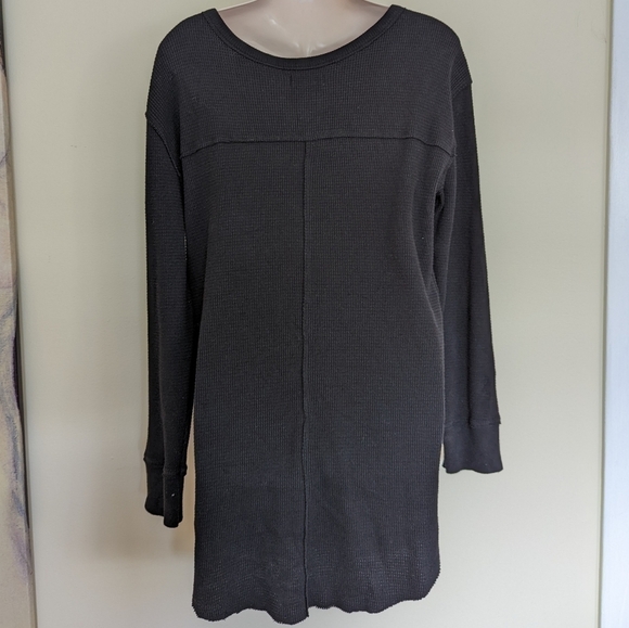 Aritzia golden by tna thermal Los Santos top dress black small - Picture 7 of 14